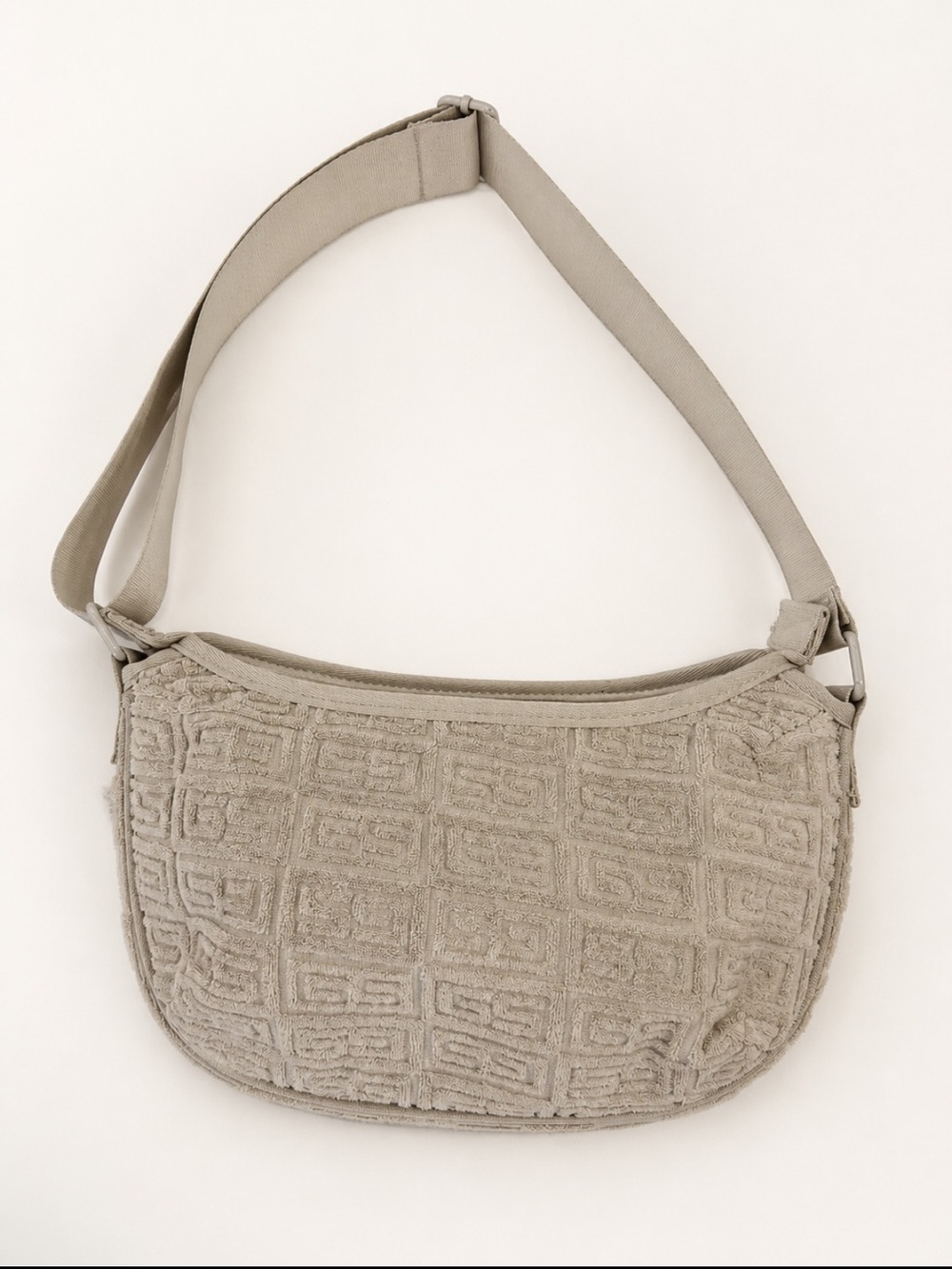 Gymshark Taupe Textured Shoulder Bag
